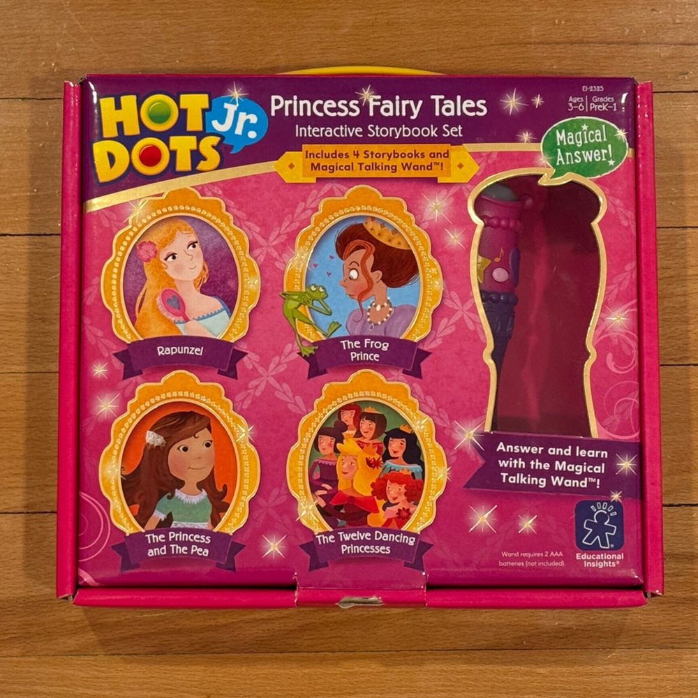Hot Dots Princess Fairy Tales Interactive Storybook Set